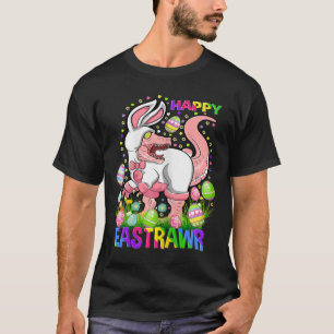Happy Eastrawr Funny T Rex Easter Day Dinosaur  T-Shirt