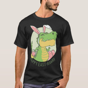 Happy Eastrawr Rex Dinosaur Easter Bunny Egg Costu T-Shirt
