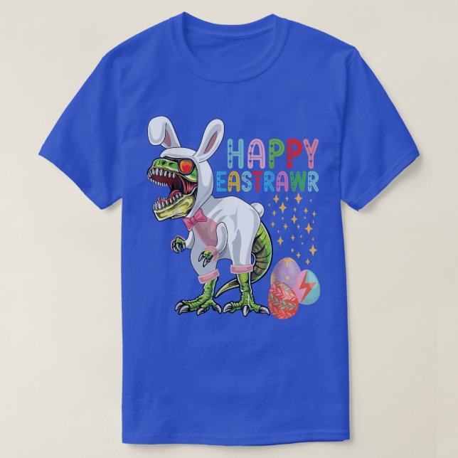 Happy Eastrawr T Re Dinosaur Teen Girls Boys Easte T-Shirt (Design Front)
