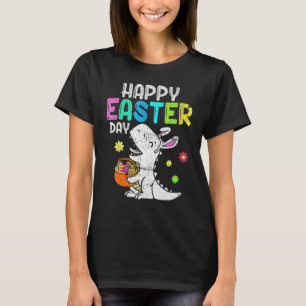 Happy Eastrawr T Rex Dinosaur Easter Bunny Egg Cos T-Shirt
