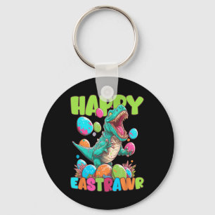Happy Eastrawr Toddler Boya Kids T-rex Easter Dino Keychain