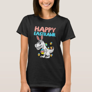 Happy Eastrawr Trex Dinosaur Toddler Boys Kids Eas T-Shirt