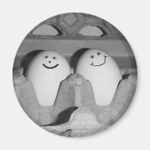 Happy Egg Refrigerator Kitchen Magnets!