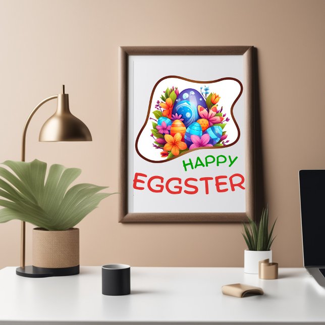 Happy Eggster - Baby Rabbit Poster (Creator Uploaded)