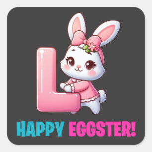 Happy Eggster - Cross Square Sticker