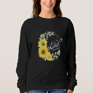 Happy Eid Alfitr Mubarak Ramadan Kareem Sunflower Sweatshirt