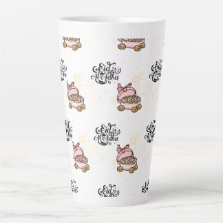 Happy Eid  -Eid Adha Mubarak 2022. Latte Mug