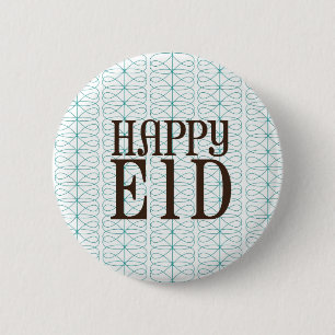 Happy Eid Flair 2 Inch Round Button