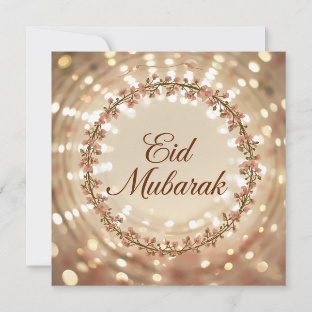 Happy Eid Mubarak Card  (Front)