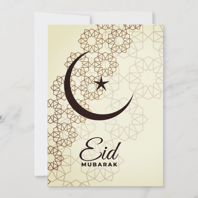 Happy Eid Mubarak   Invitation (Front)