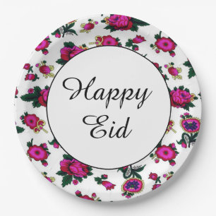 Happy Eid Paper Plates