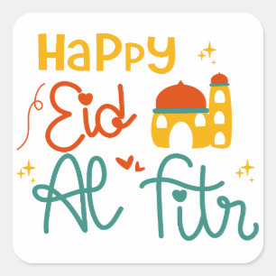 Happy Eid Square Sticker
