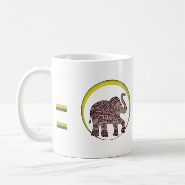 Happy Elephant Mug (Left)