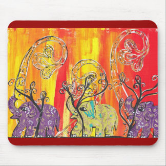 Happy Elephant Parade Mousepad