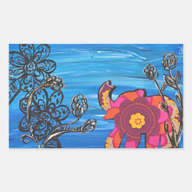 Happy Elephant stickers (Front)