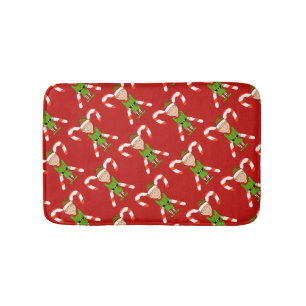 Happy Elf Christmas Bath Mat