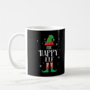Happy Elf Matching Family Group Christmas Party Pa Coffee Mug