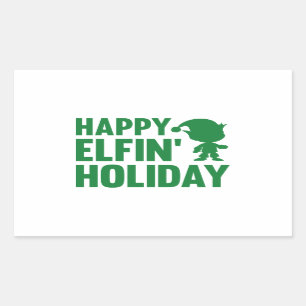 Happy Elfin’ Holiday Sticker