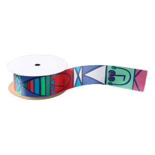 Happy Elves Gift Ribbon Satin Ribbon
