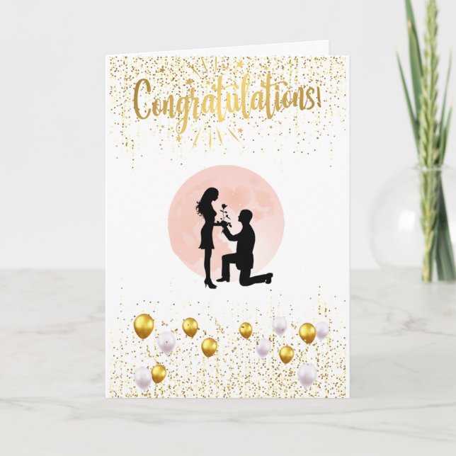 Happy Engagement Card (Front)
