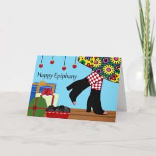 Happy Epiphany, Christmas Witch, Befana is Ready Holiday Card