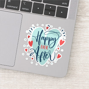 Happy ever after sticker.