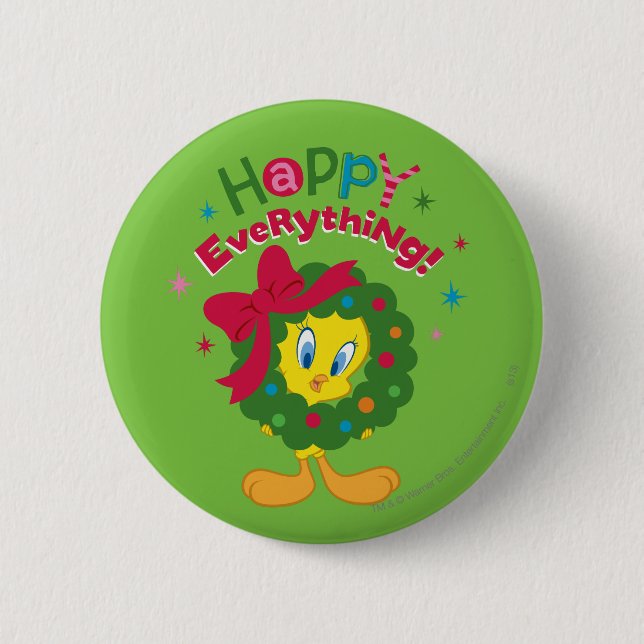 Happy Everything 2 Inch Round Button (Front)
