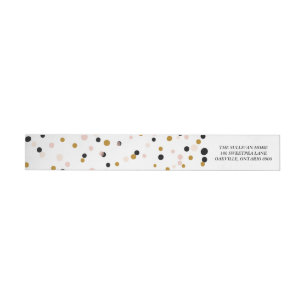 Happy Everything Confetti   Holiday Address Label
