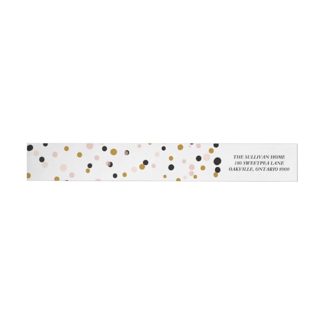 Happy Everything Confetti | Holiday Address Label (Individual)