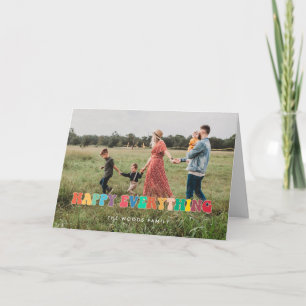 Happy Everything Fun Retro 60s Photo Card
