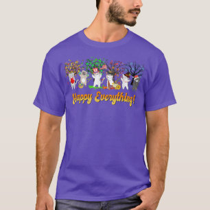 Happy everythings cat funny cat lover cute cat ame T-Shirt
