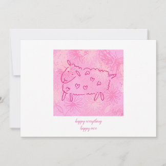 Happy Ewe Happy Everything  Holiday Card