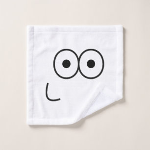Happy Eyes and Mouth - Face Towel