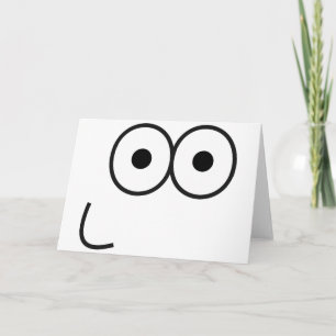 Happy Eyes and Mouth - Greeting Card
