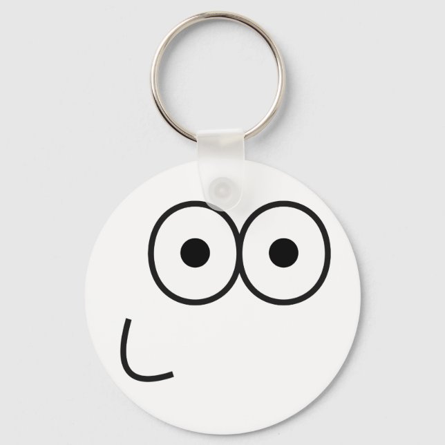 Happy Eyes and Mouth - Keychain (Front)