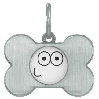 Happy Eyes and Mouth - Pet Tag
