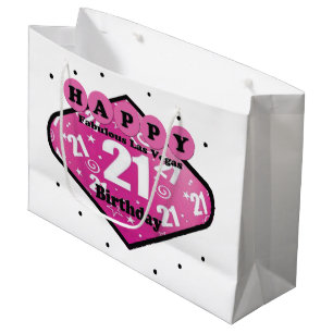 HAPPY FABULOUS 21ST BIRTHDAY LAS VEGAS GIFT BAG