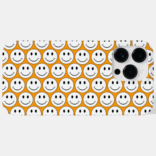 Happy Face Case-Mate iPhone Case (Back (Horizontal))