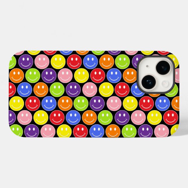 Happy Face Case-Mate iPhone Case (Back (Horizontal))