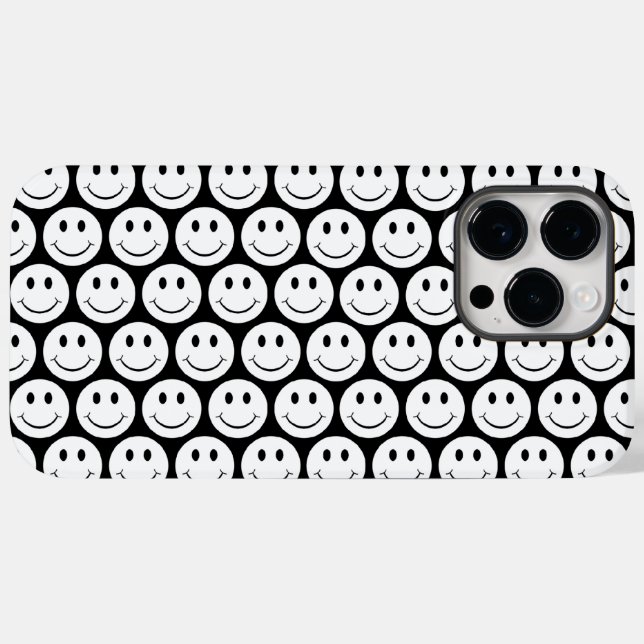 Happy Face Case-Mate iPhone Case (Back (Horizontal))