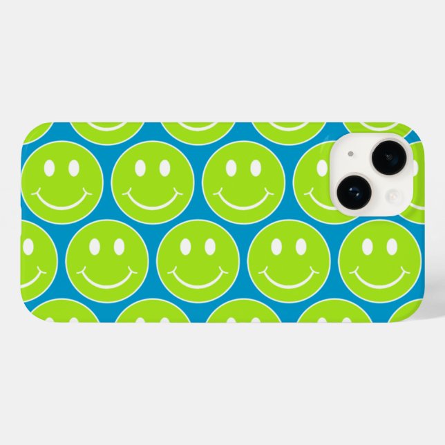 Happy Face Case-Mate iPhone Case (Back (Horizontal))