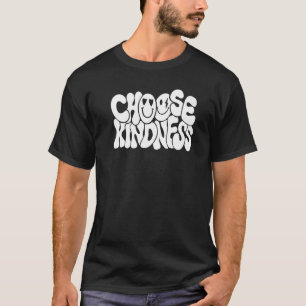 Happy Face Choose Kindness Men Women Positivity T-Shirt
