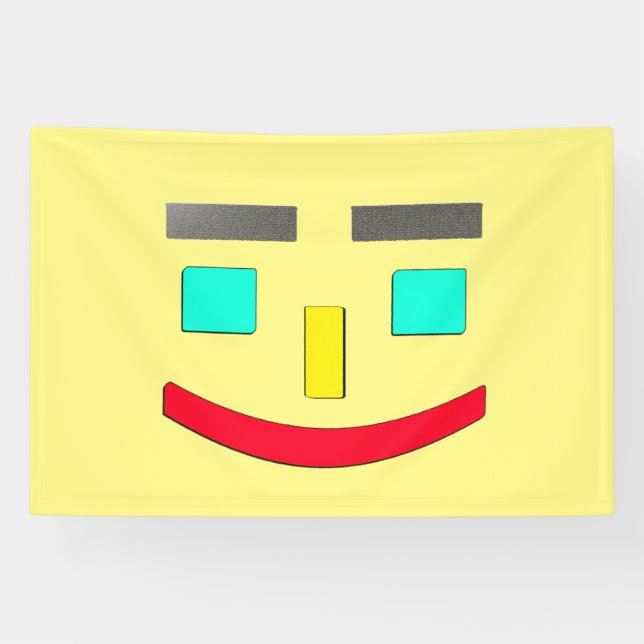 "Happy Face" Cute Design. Buy Now Banner (Horizontal)