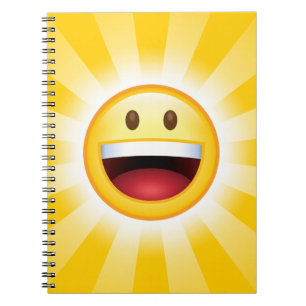 Happy Face Emoticon Notebook