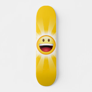 Happy Face Emoticon Skateboard