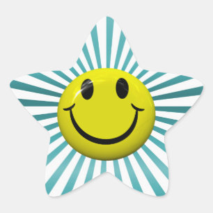 Happy Face Fun Star Stickers