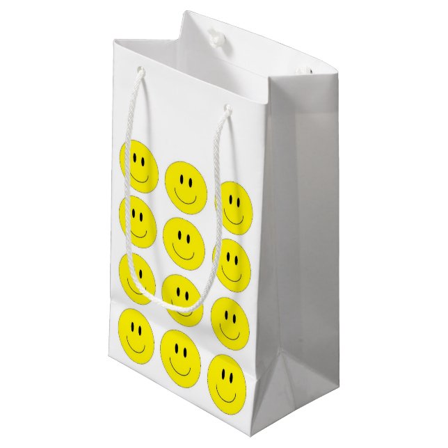 "Happy Face" Gift Bag (Front Angled)