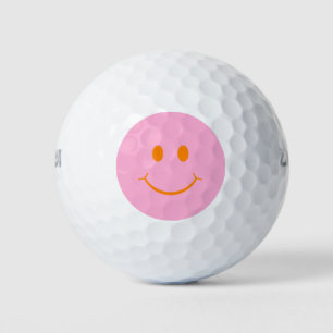 Happy Face Golf Balls