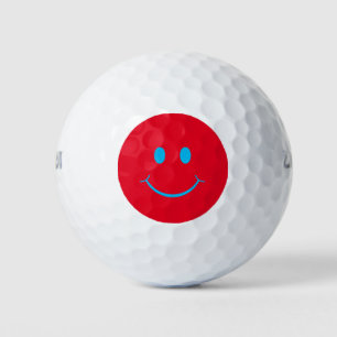 Happy Face Golf Balls