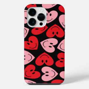 Happy Face Heart iPhone 14 Pro Max Case